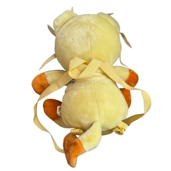 VTG ‘90s Rare Nintendo Official Pokémon Meowth Plush Zipper Backpack - Picture 3 of 7